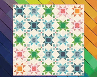 Luminova Quilt Pattern by Crafty Moose Quilts