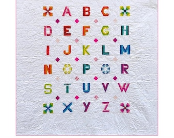 Mini Alphabet Quilt Pattern by Alison Glass