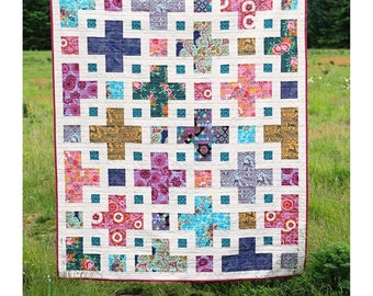 The Violet Quilt Pattern by Kitchen Table Quilting*Rainbow Quilt