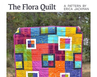 The Flora Quilt Pattern by Kitchen Table Quilting