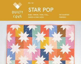 Quilty Love Star Pop Quilt Pattern