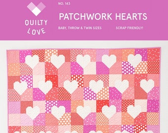 Patchwork Hearts Quilt Pattern