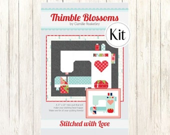 Stitched with Love Mini Quilt Kit featuring Lighthearted (CCK 208) Sewing Machine Mini Quilt*Sewing Machine Quilt*Mini Quilt Kit*