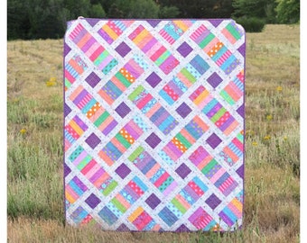 The Iris Quilt Pattern by Kitchen Table Quilting