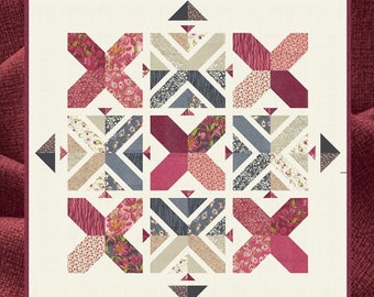 Criss Cross Kisses Quilt Pattern