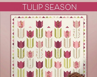 Tulip Season Quilt Pattern by Robin Pickens