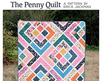 The Penny Quilt Pattern by Kitchen Table Quilting