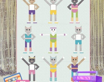 Cats in Pajamas Quilt Pattern from Elizabeth Hartman