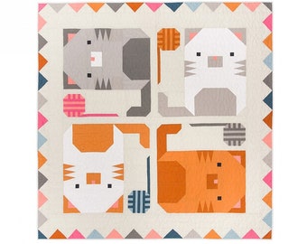 Kitten Around Quilt Pattern from Pen & Paper Patterns