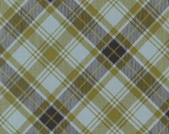 Moda Chilly Christmas Plaid Storm (55715 25) 1/2-YD Increments