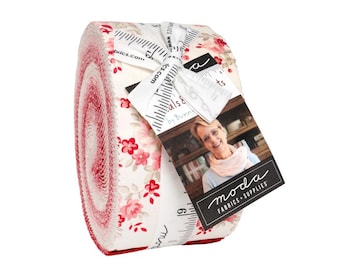 Moda Petals & Polkadots Jelly Roll (3080JR) by Bunny Hill Designs Precuts