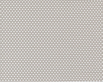 7/8-YD Bolt End Moda Emma Dots Stone (37635 20) Emma by Sheri & Chelsi*Fall Floral Fabric*Moda Emma*Small Floral Fabric*Background
