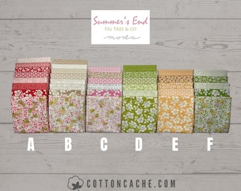 Moda Summer's End Fat Quarter Bundles by Fig Tree & Co. (CC 35430) Precuts