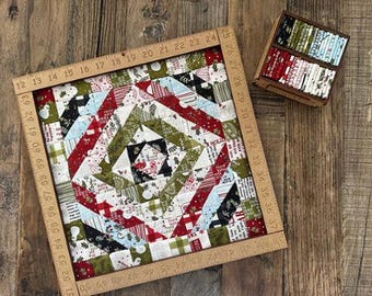 Little Wood Box Quilt Kit featuring Emmitt and Ivy by Sweetwater