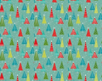 Riley Blake Designs Snowed In Trees Glacier (C10814-GLACIER) 1/2 Yard Increments