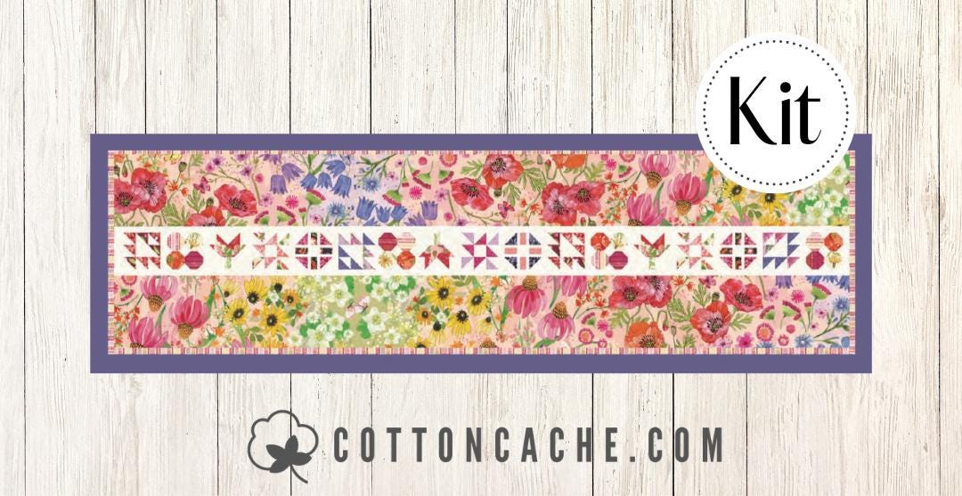 Centerpieced Floral Runner Kit Featuring Superbloom by Robin Pickens ...