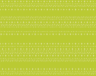 Art Gallery Fabrics Spooky 'n Witchy Stars Aligned Lime (SNS-13050) 1/2 Yard Increments