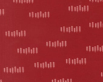Moda Chilly The Forest Red (55713 22) 1/2-YD Increments