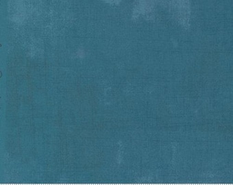 Moda Grunge Basic Bonnie Blue (30150 568) 1/2 Yard Increments