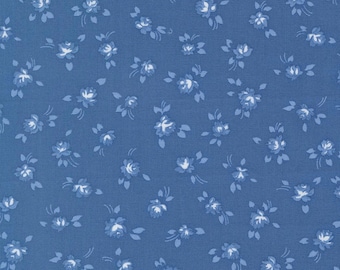 Moda Blueprint Grace Sea (55331 17) by Camille Roskelley 1/2-YD Increments