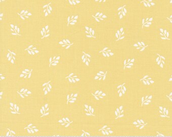 Moda Emma Whimsy Sunny Yellow (37633 14) 1/2-YD Increments