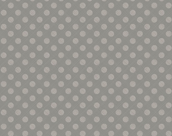 Riley Blake Designs Snowed In Sketched Dots Gray (C10817-GRAY) 1/2 Yard Increments