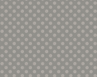 Riley Blake Designs Snowed In Sketched Dots Gray (C10817-GRAY) 1/2 Yard Increments