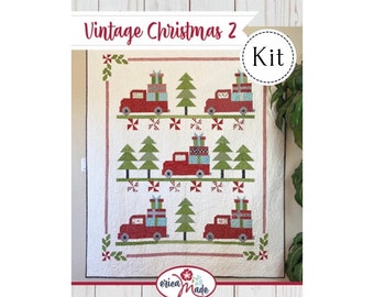 Vintage Christmas 2 Quilt Kit