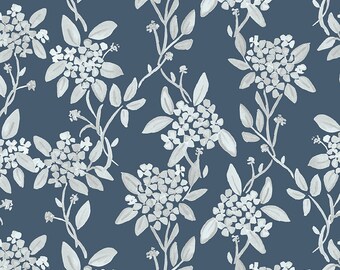 Riley Blake Designs Portsmouth Main Oxford (C12910-OXFORD) 1/2 Yard Increments