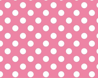 Riley Blake Medium Dot Hot Pink (C360-70 HOTPINK)