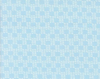 Moda Emmitt and Ivy Sweater Stripes Sky (55697 16) 1/2-YD Increments