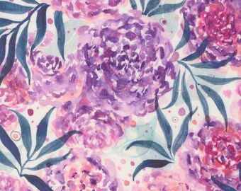 Moda Soulstice Dhalia Mama Lavender (39862 11) by Create Joy Project- 1/2-YD Increments