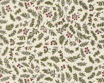 Moda Emmitt and Ivy Holly Vanilla (55695 22) 1/2-YD Increments