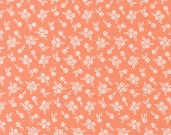 Moda Pastel Prairie Petals Coral (31788 33) 1/2-YD Increments