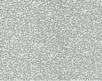 Moda Flirt Doodle Cream Black (55572 11) 1/2-YD Increments