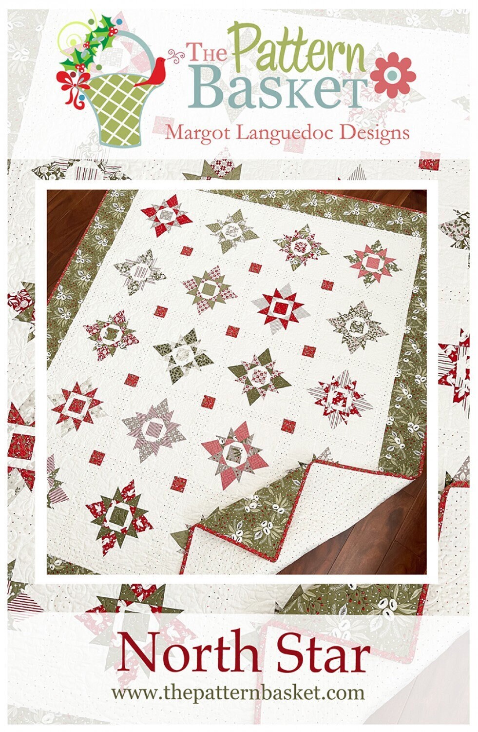The Pattern Basket North Star Quilt Pattern