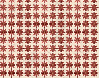 Riley Blake Designs Kringle Poinsettias Cream (C13443-CREAM) 1/2-Yard Increments