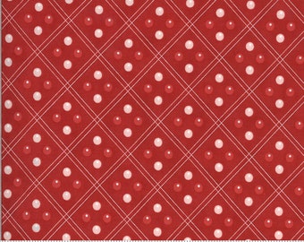 Moda Harbor Springs Red Polka Dot Variation (14903 16)