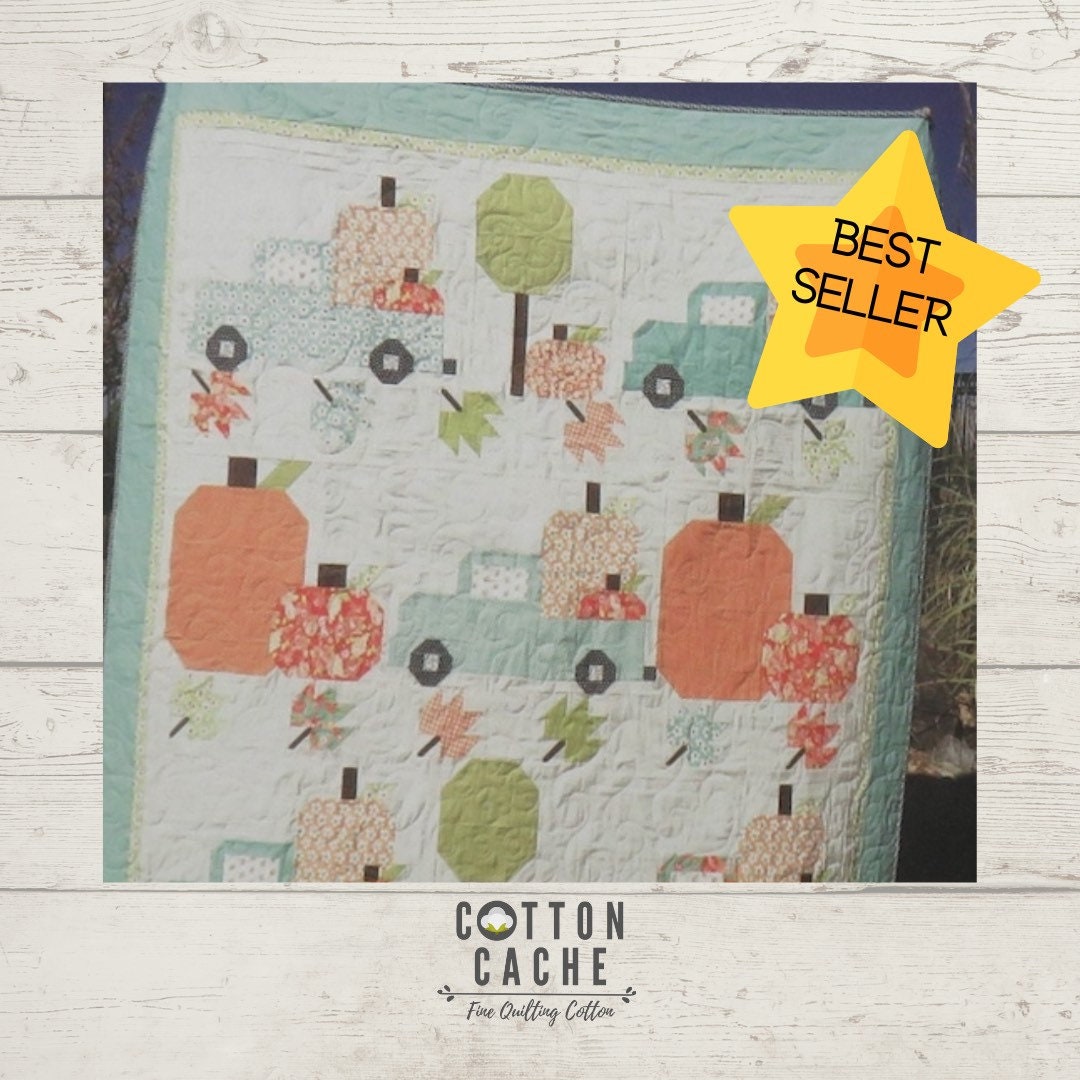 Vintage Fall Quilt Pattern Vintage Truck Quilt Pattern Vintage