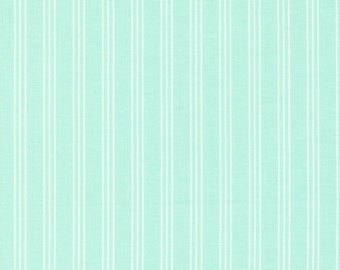 Moda Lighthearted Stripe Aqua (55296 13) 1/2 Yard Increments