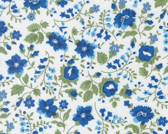 Moda Blueprint Vineyard White Multi (55338 11) by Camille Roskelley 1/2-YD Increments