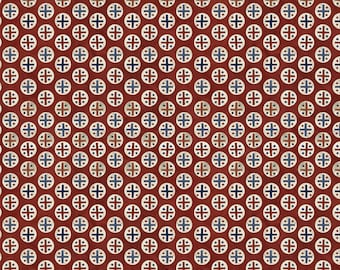 Riley Blake Designs Bright Stars Dots Red (C13105-RED) 1/2 Yard Increments