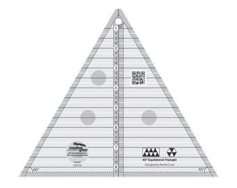 Creative Grids 60 Degree Triangle 8-1/2" Quilt Ruler