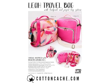 Leah Travel Bag Pattern by Love You Sew