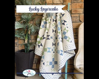 Lucky Layer Cake Quilt Pattern by Erica Made