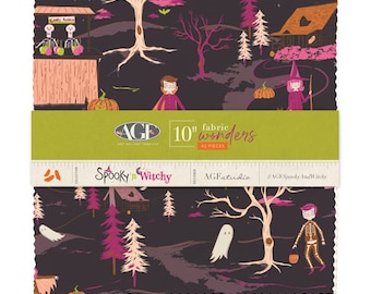 Art Gallery Fabrics Spooky 'n Witchy 10" Precut Bundle (10W-SNS2)