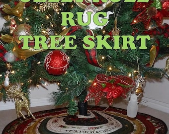 Jelly Roll Rug Tree SKirt Pattern by R.J. Designs