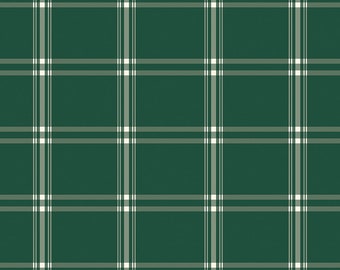 Riley Blake Designs Old Fashioned Christmas Plaid Forest (C12137-FOREST) 1/2 Yard Increments