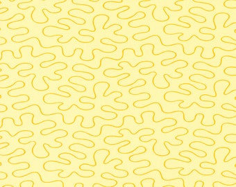 Moda Rainbow Sherbet Stipple Banana (45026 30) 1/2-YD Increments*Blender*Background*Yellow Blender*Yellow Background*Rainbow Fabrics