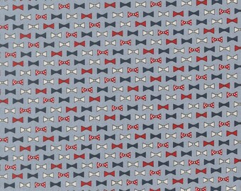 Moda Independence Day Bow Ties Splash by Sweetwater (55725 12) 1/2 Yard Increments